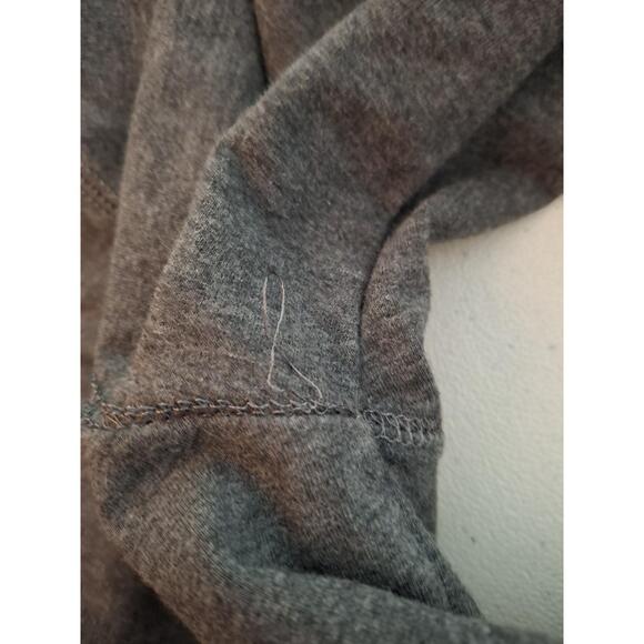 GAP Medium Gray Stretch Full Zip Athleisure Classic Hooded Jacket - Picture 4 of 6